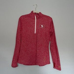 49ers dri fit Nike pullover